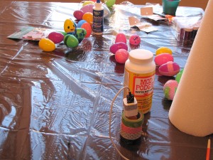 Bree's Easter crafting