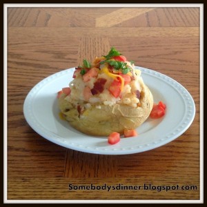 Easy Baked Potato- low fat option