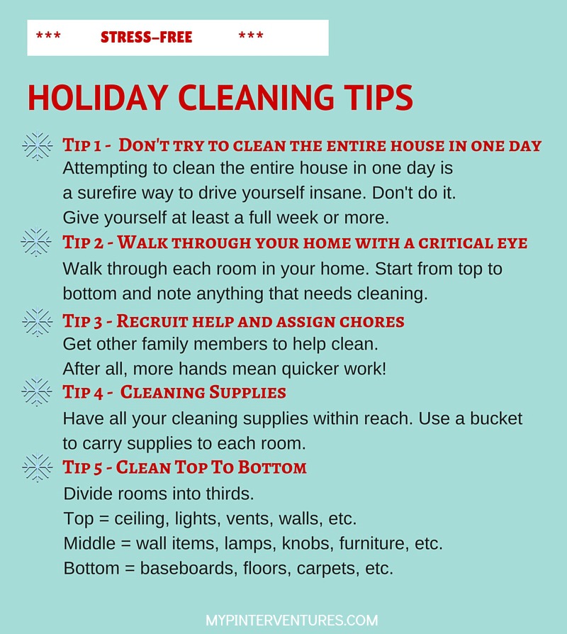 Holiday Cleaning Tips