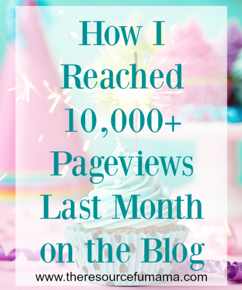 How I Reached 10,000+ Pageviews Last Month on the Blog