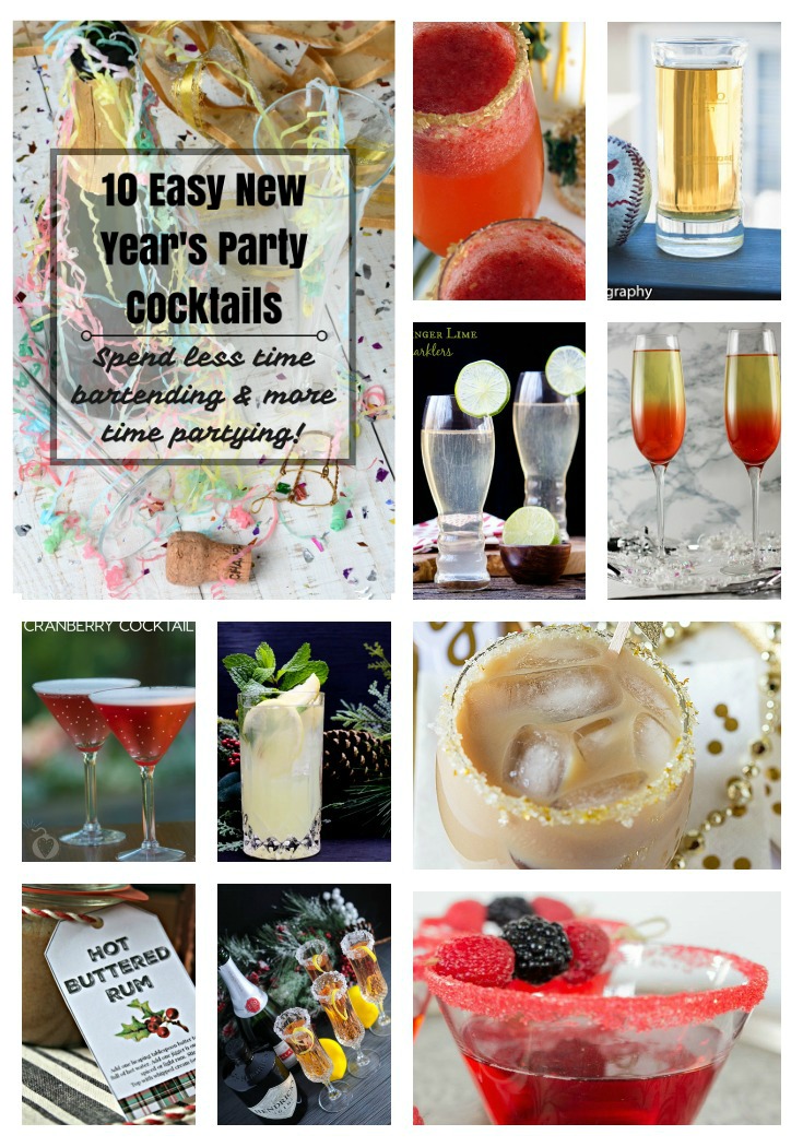 10 easy new years party cocktails