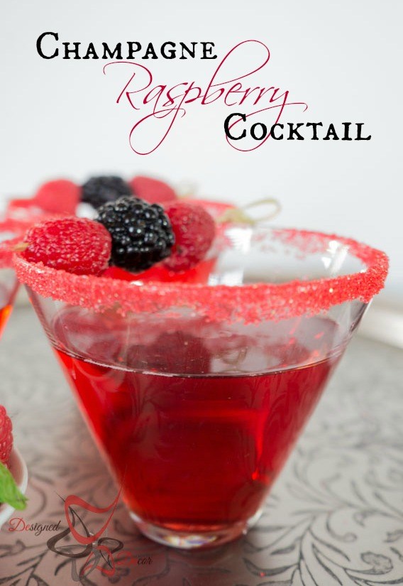 Champagne Raspberry Cocktail