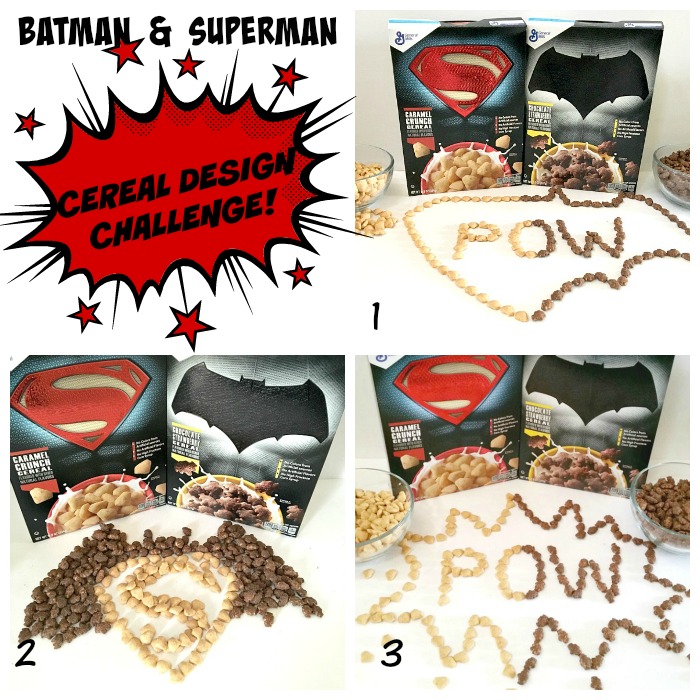 Batman & Superman Cereal Design Challenge