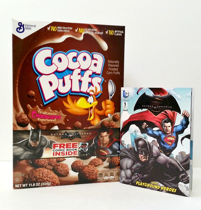 General Mills Cereal with special comic books