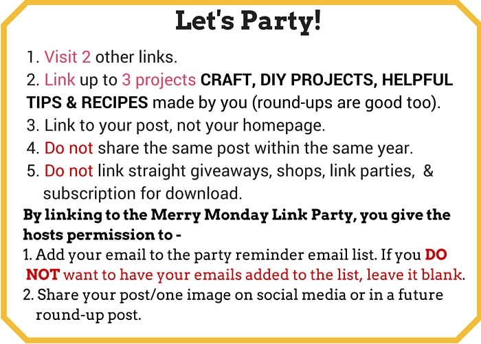 Merry Monday Link Party Rules