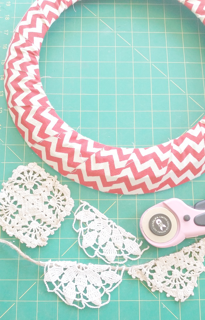 Mother's Day Doily Wreath