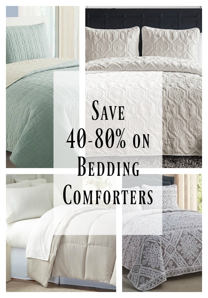 Save 40-80% on bedding comforters on Groupon