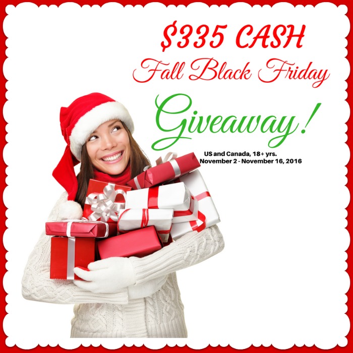 $335 Fall Black Friday Giveaway
