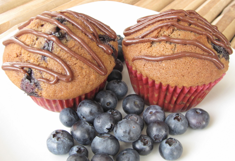 Chocolate Blueberry Muffins