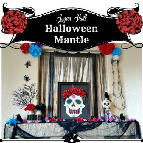 Image for Sugar Skull Halloween Mantle