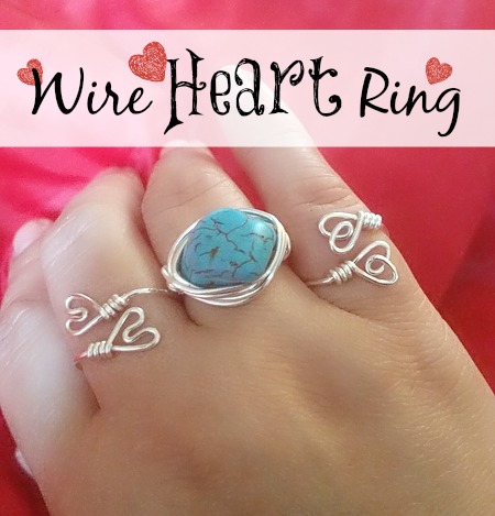 How to Make a Wire Heart Ring Tutorial