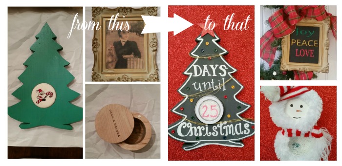 Thrift Store Swap Reveal – Holiday Edition