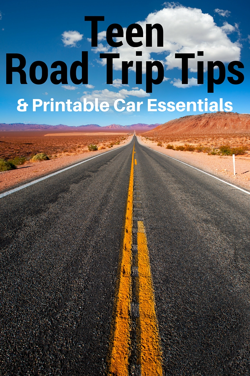 Teen Road Trip Tips & Printable Car Essentials + Giveaway! - My ...