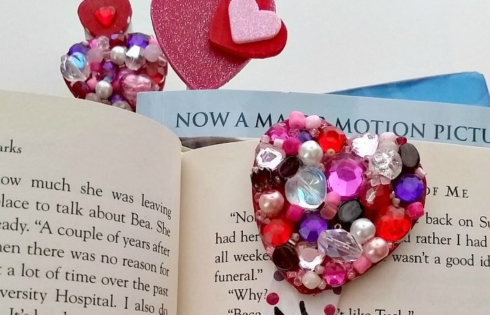 Wood Heart Popsicle Stick Bookmarks Valentine S Day Gift For