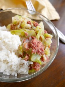 Hawaii Style Corned Beef and Cabbage