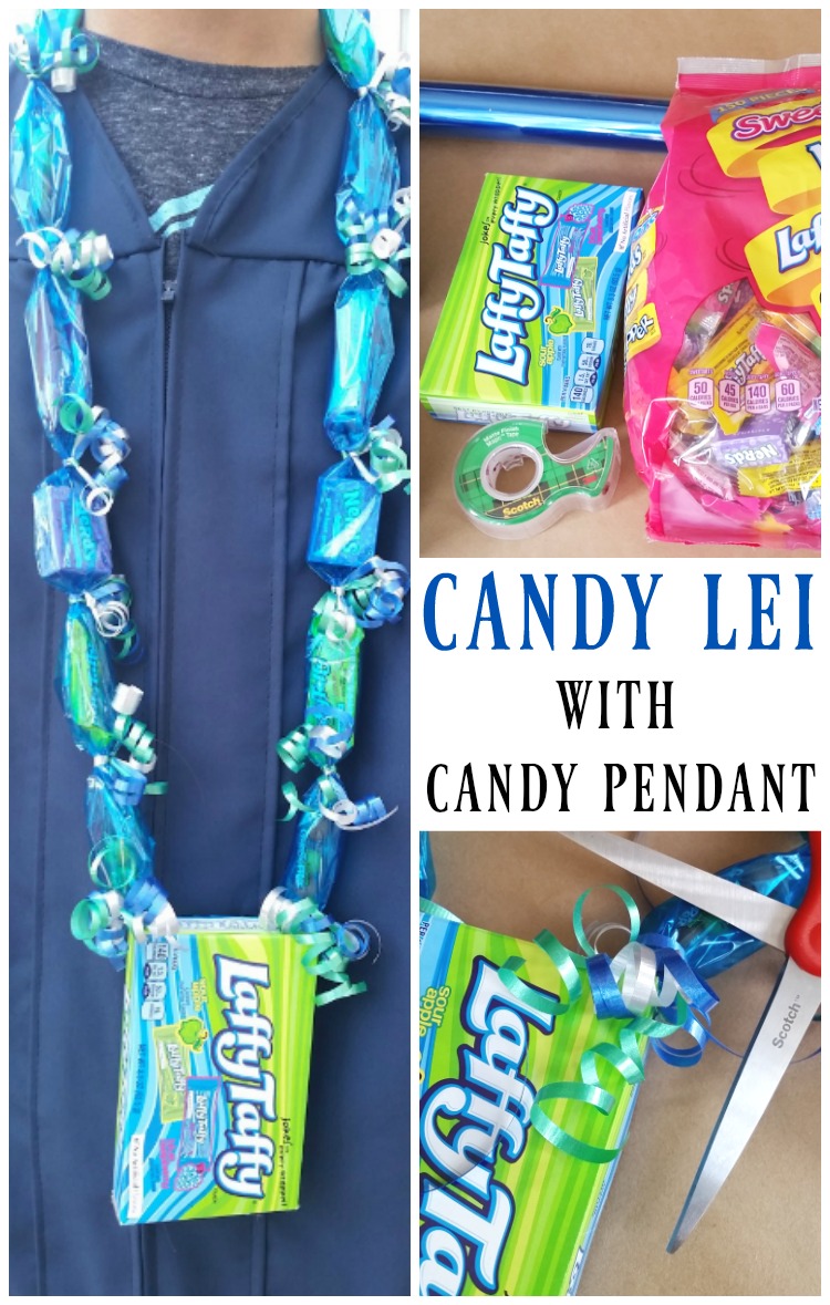 Candy lei with candy box pendant