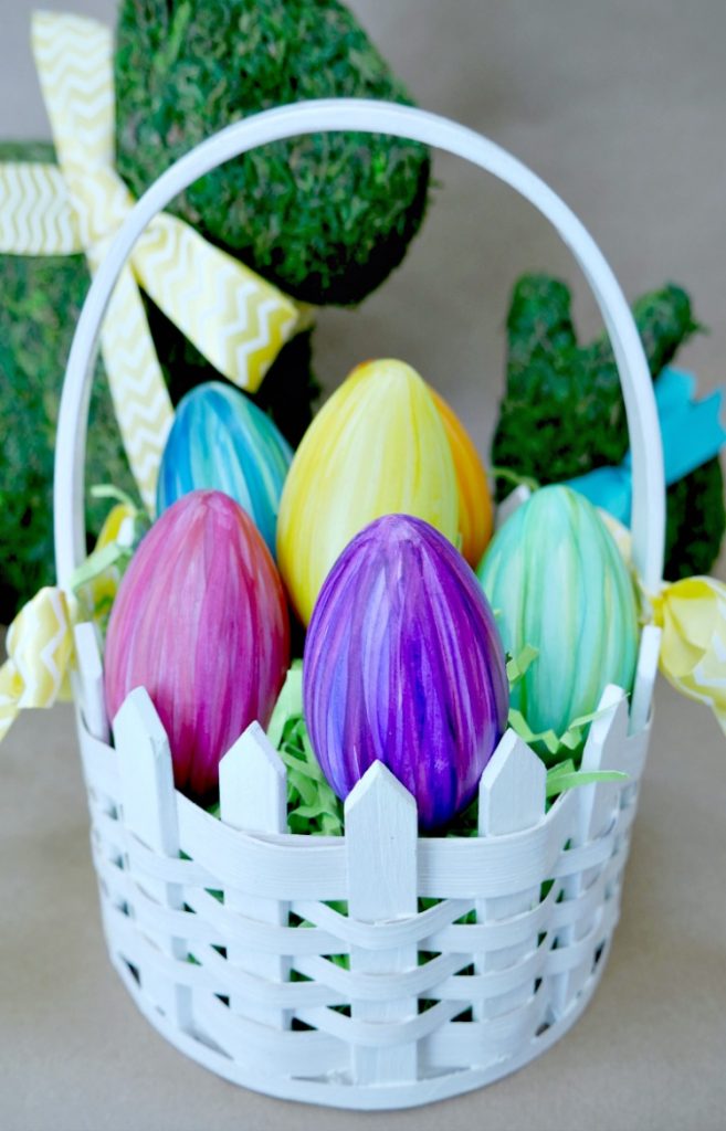 Variegated Striped Watercolor Eggs – Easter Egg Coloring - My ...