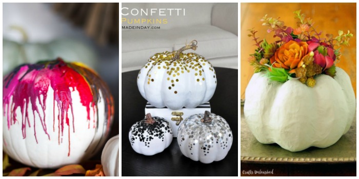 20+ Clever Ways to decorate faux pumpkins