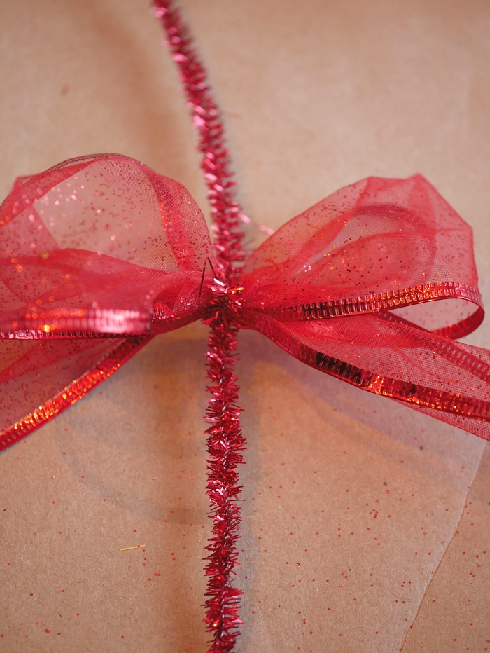 Sticker ornaments ribbon