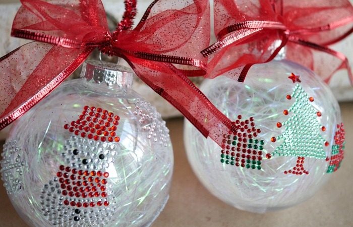 Simple Sticker Ornaments - Easy Kids Christmas Craft