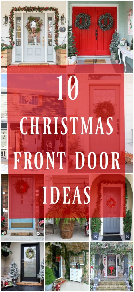 10 Christmas Front Door Decor Ideas – Day 11 12 Days of Christmas Blog ...