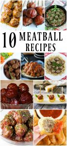 10 Tasty Meatball Recipes - Game Day or Party Food Appetizers