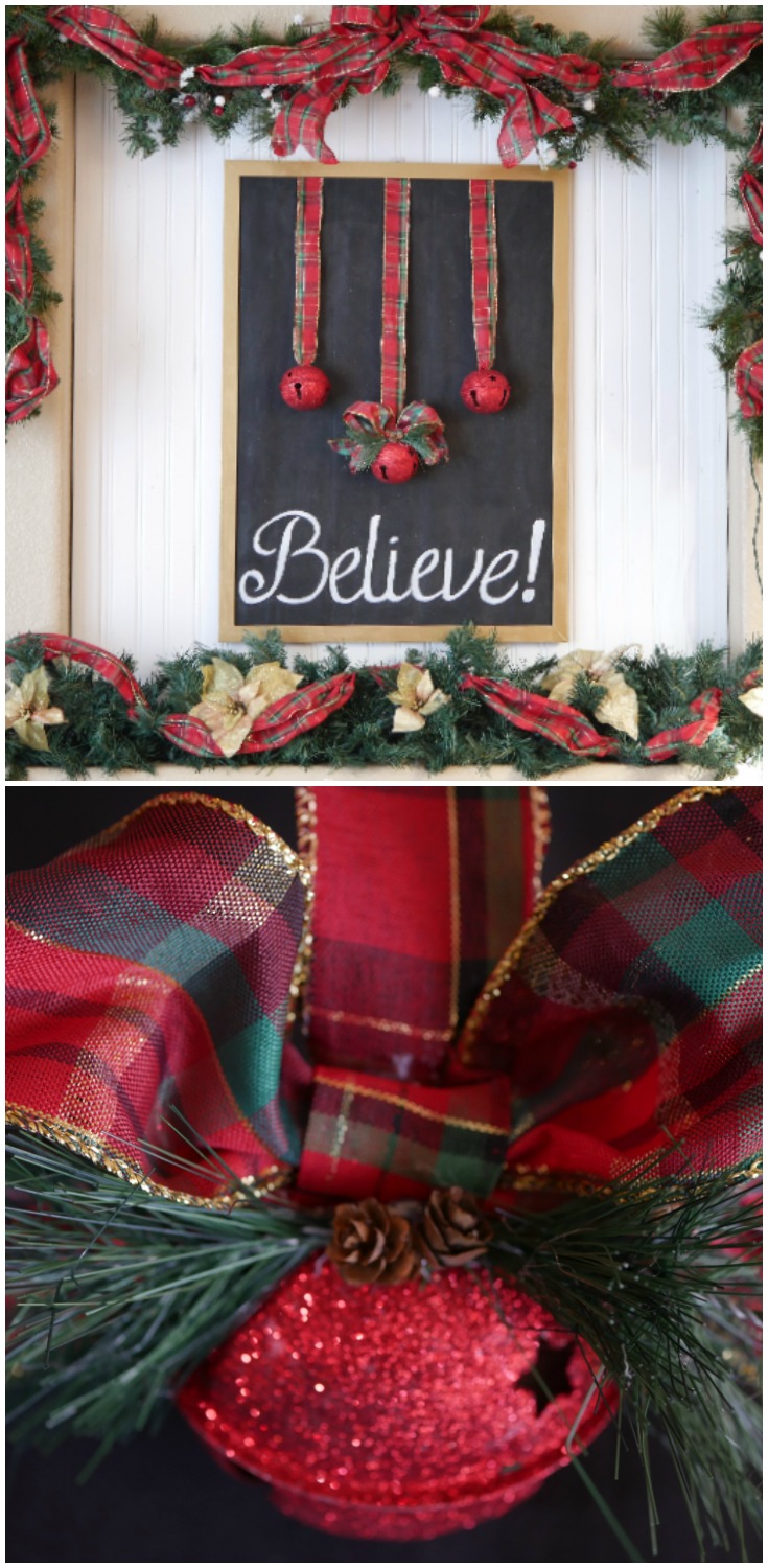 Polar Express Believe Framed Bell Sign