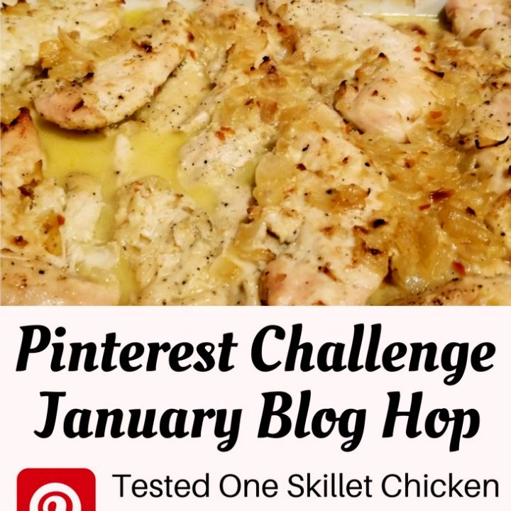 Image for January Pinterest Challenge - One Skillet Chicken with Lemon Garlic Cream Sauce