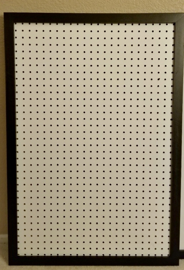 Framed Peg Board