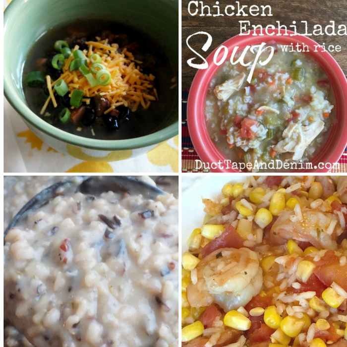 Winning Homemade Soups - Black Bean Soup, Chicken Enchilada Soup, Wild Rice & Mushroom Soup, and Shrimp Gumbo