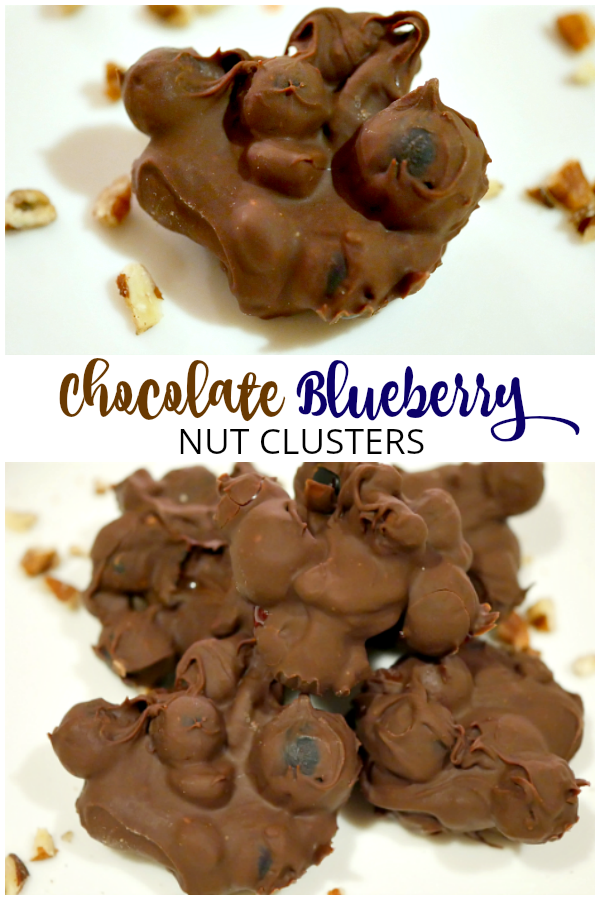 Chocolate Blueberry Nut Clusters