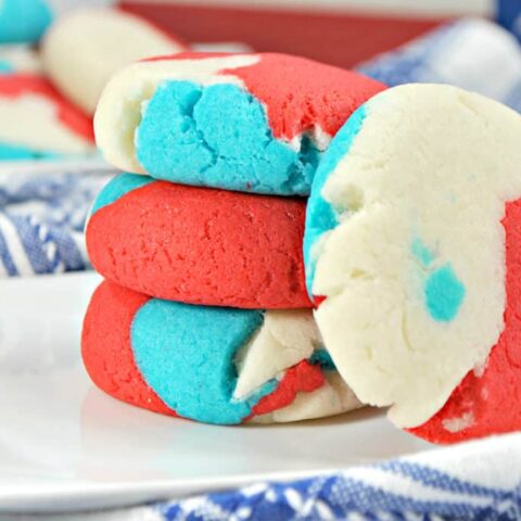 Patriotic Cake Cookies