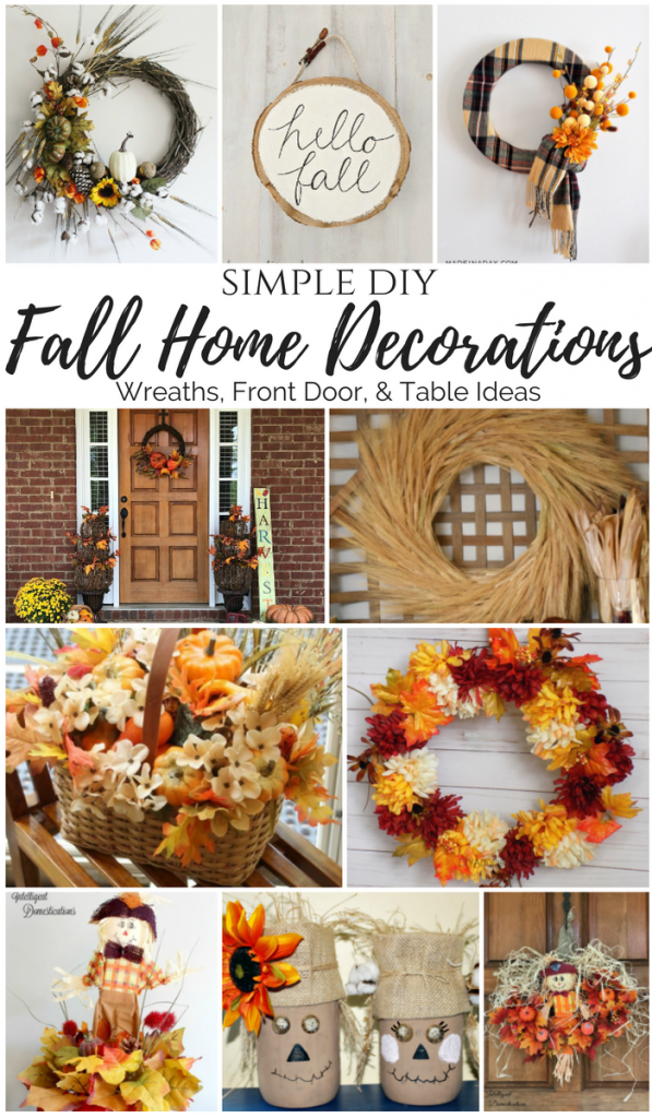 Simple DIY Fall Home Decorations - My Pinterventures