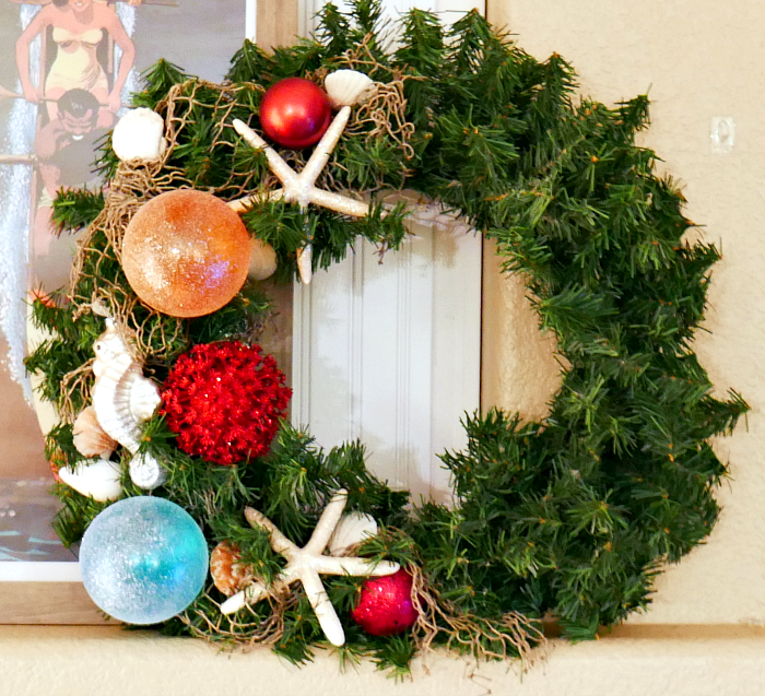 Coastal Ocean Christmas Wreath – 12 Days of Christmas
