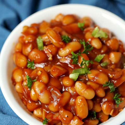 Image for Crockpot Barbecue Baked Beans Recipe
