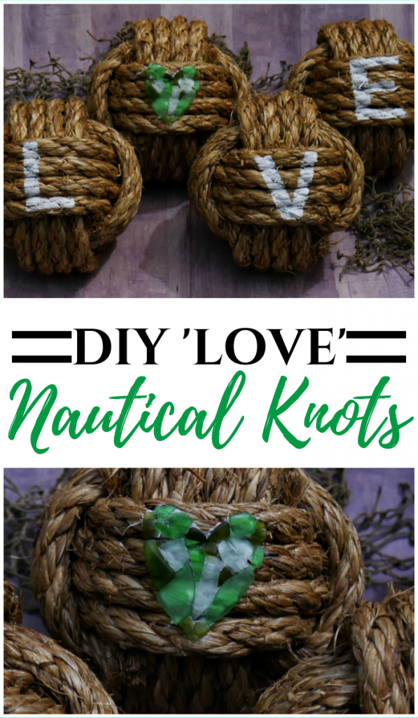 DIY Love Nautical Knots With Sea Glass My Pinterventures   DIY Love Nautical Knots 1 597x1024 