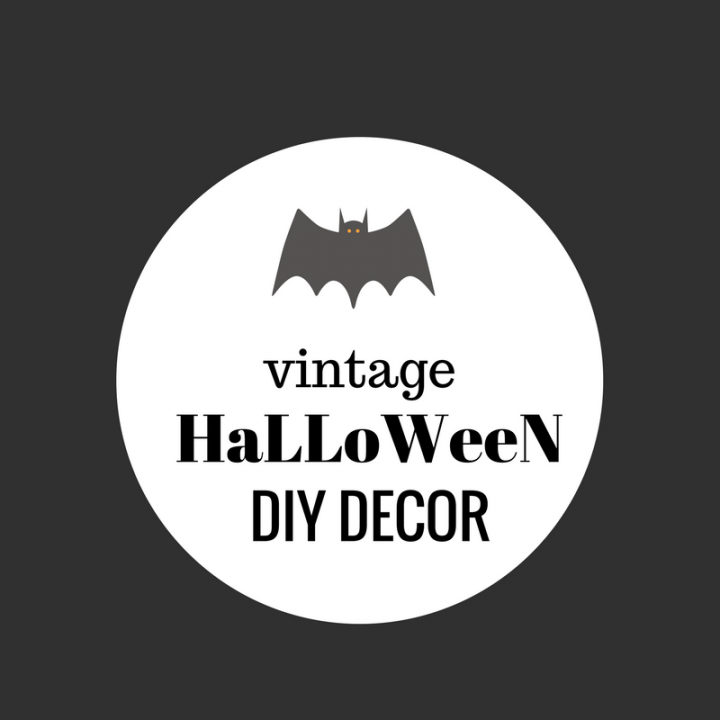 Image for Repurposed China Hutch Halloween Sign