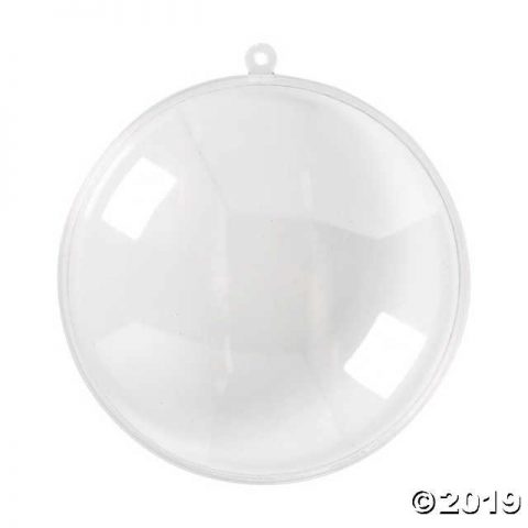 Image for Large DIY Clear Disc Ornaments