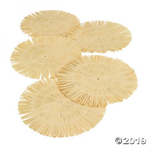 Image for Round Luau Fringe Placemats