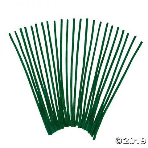 Image for Chenille Stems - Green | Oriental Trading