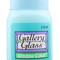 Plaid Gallery Glass Window Color in Assorted Colors (2 oz), 17049, Aqua