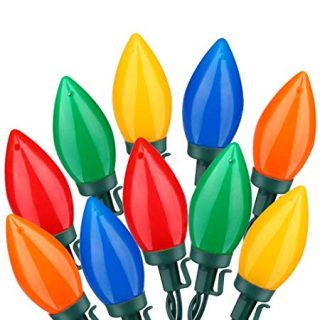 Image for HAYATA C9 Bulbs Christmas Lights 25 LED 16ft Strawberry String Light 