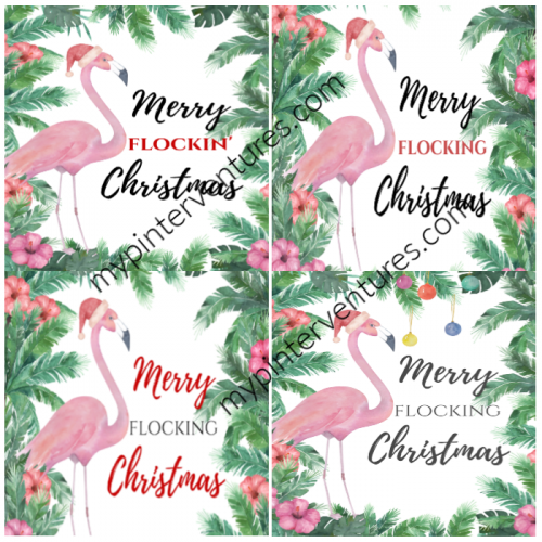 Christmas Flamingo Printables – Have a Flocking Christmas - My ...