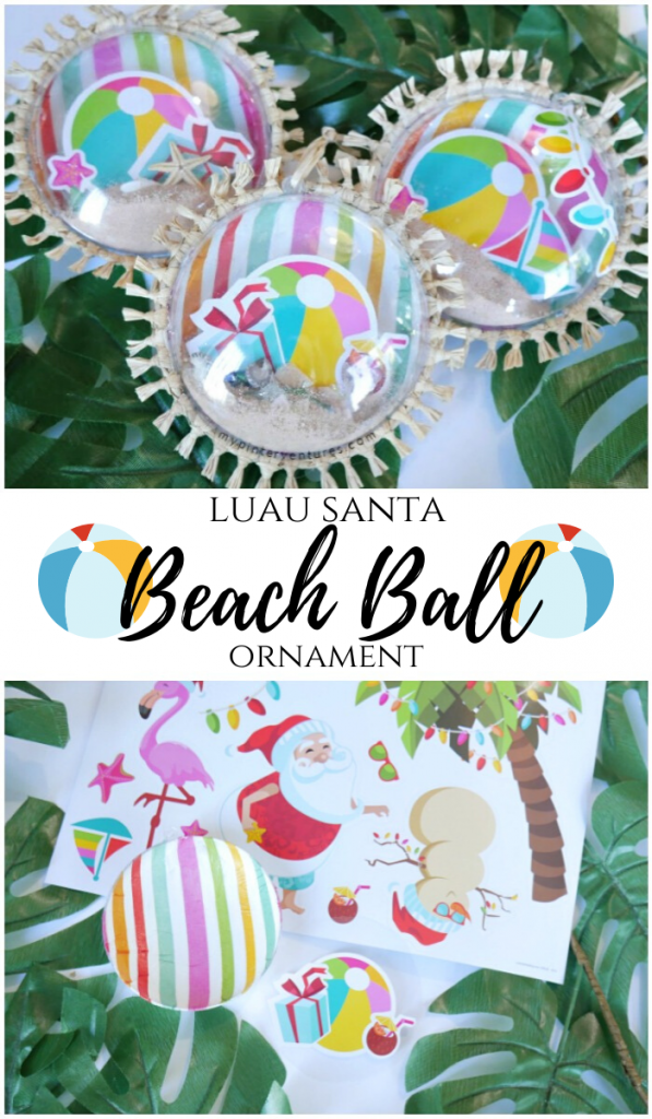 christmas beach balls