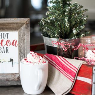 Image for Soda Crate Hot Cocoa Bar & Free Printable Sign