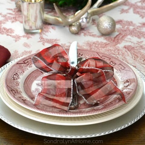 Image for Merry and Toile Tablescape