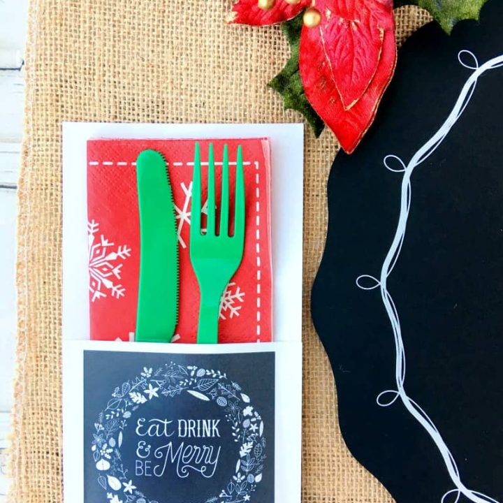 Image for Free Rustic Christmas Party Printables