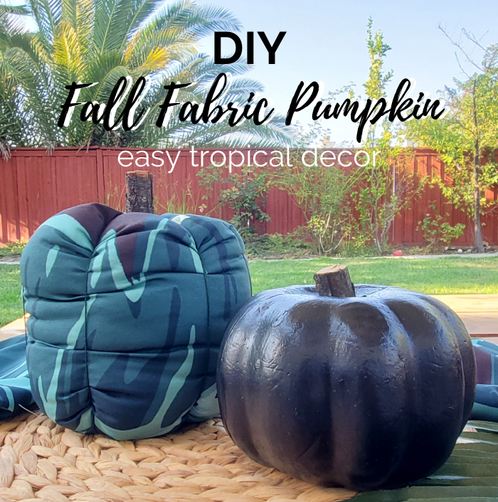 DIY Fall Fabric Pumpkin