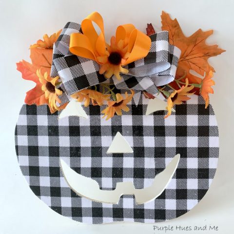 Image for Decoupage Jack O Lantern Wood Cutout