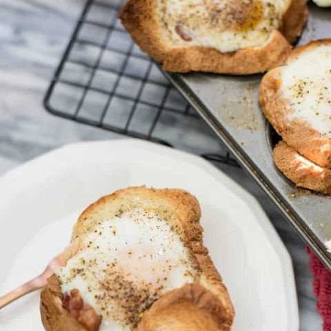 Image for Bacon, Egg and Cheese Toast Cups